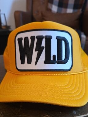 OTTO Yellow Kids "WLD" Trucker Hat